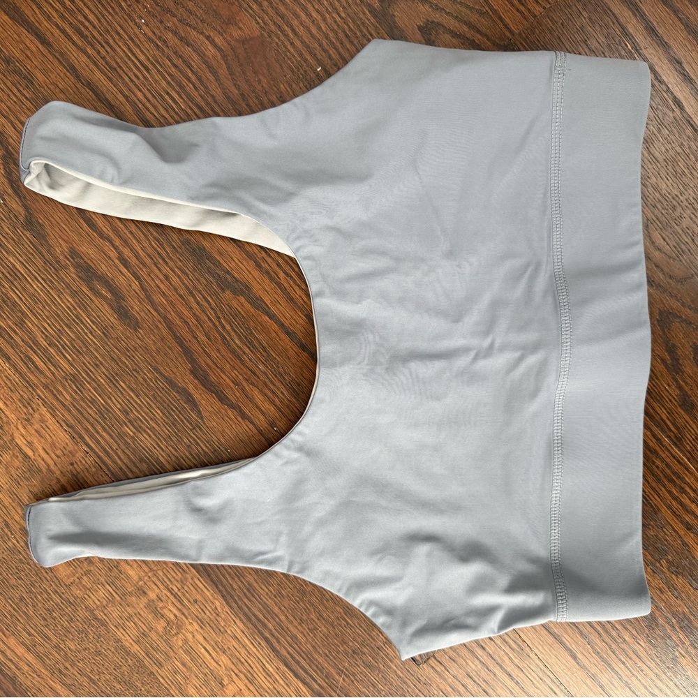 Gray blue Sports Bra